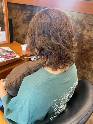 ミディアム カラー 相良 陽香🌻のヘアスタイル