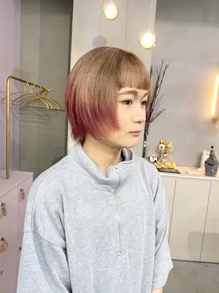 ショート カラー メンズ qulim所属・前橋 姫奈のヘアスタイル