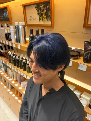ショート カラー メンズ 秋山 優雅のヘアスタイル