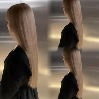 ロング カラー 名古屋栄♡PELE/ ブリーチ/ハイトーンのヘアスタイル