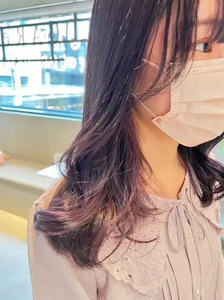 ロング カラー パーマ 🌐👽フクイ キララ🌎💎のヘアスタイル