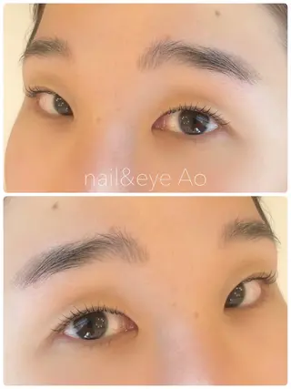 メンズ マツエク・マツパ nail&eye Aoのマツエク・マツパデザイン