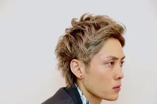 ショート カラー メンズ Vir by browのヘアスタイル