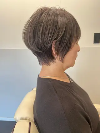 ショート カラー ⭐️小顔ショート⭐️ 大鷲拓海のヘアスタイル