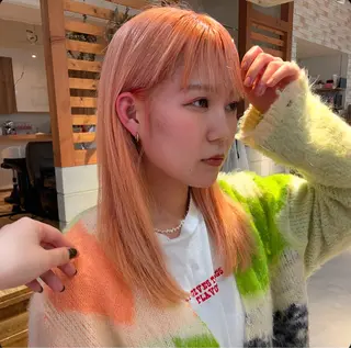 カラー Revie  hair所属・Hiyori/透明感 矢場町/栄のヘアスタイル