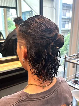 ロング パーマ メンズ ツイスパ/メンズ パーマ/歩夢のヘアスタイル