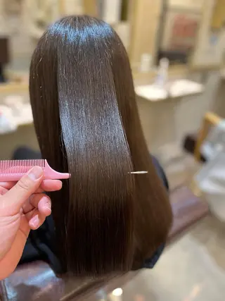 セミロング ピース美容室所属・RYU ☆のヘアスタイル