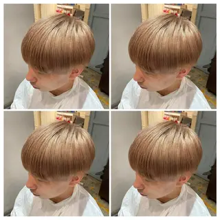 ミディアム カラー メンズ 🟣メンズパーマ 川端 永遠🟣のヘアスタイル