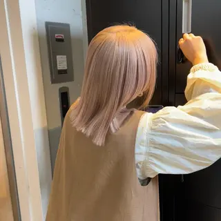 ミディアム ayaka/暖色 /ニュアンスボブのヘアスタイル