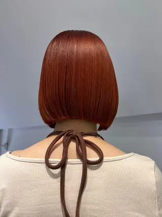 ミディアム カラー 透明感ハイトーン ×パーマ/mikuのヘアスタイル