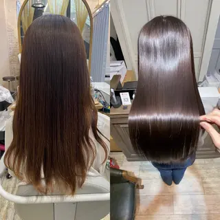 ロング shinka 髪質改善　縮毛矯正所属・美髪ストレート/美髪 レイヤー特化増原優斗のヘアスタイル