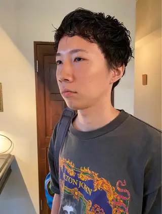 ショート パーマ メンズ 今泉 颯太/room3のヘアスタイル