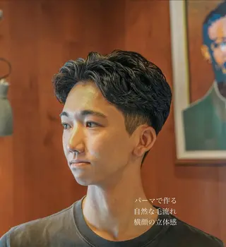 メンズ メンズカット 立川湧揮のヘアスタイル