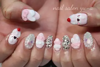 ネイル ネイル＆ホワイトニング   Yu-a所属・yu-a  スカルプ ネイルakiのネイルデザイン