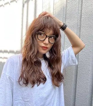 ロング パーマ 髪質改善/ボブ/ ハイトーン❣️yuiのヘアスタイル