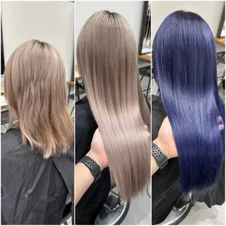 ロング カラー KEISUKE/ ブリーチ🧡エクステのヘアスタイル