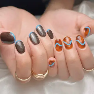 ネイル junna のぞいてねのネイルデザイン