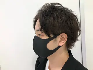 カラー メンズ BABY 艶髪暗髪ヘア💖達人のヘアスタイル
