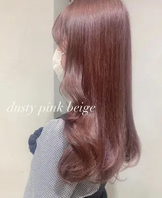ロング カラー ワンホン/韓国ヘア 🤍amiのヘアスタイル