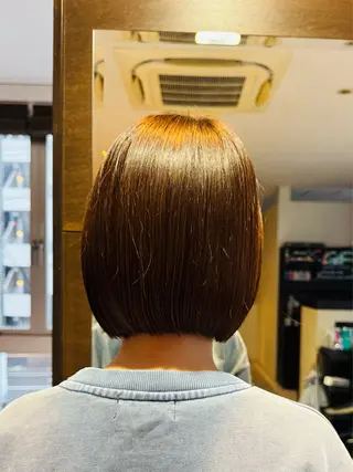 ショート ショートボブレイヤー 韓国メンズレ秀晟のヘアスタイル