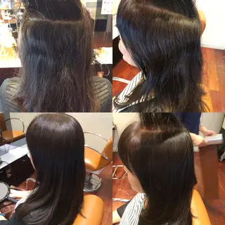 セミロング ロング パーマ Lyrae~リラエ~所属・上原 聡良(akira)のヘアスタイル