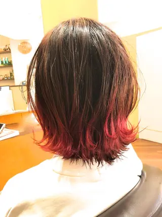 ミディアム カラー 鬼頭 洋吏のヘアスタイル