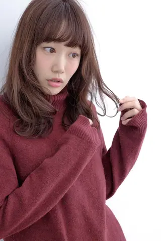 ミディアム 佐藤 旭のヘアスタイル