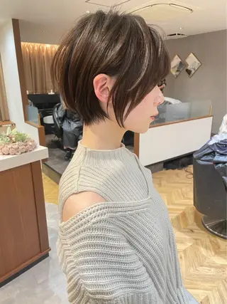 ショート Lond mare 天神大名店所属・時短×ショートボブ 💡ウメダナオヤ💡のヘアスタイル