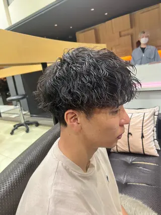 パーマ メンズ メンズカット/柏/韓 国/メンズパーマ航太のヘアスタイル