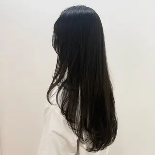 ロング カラー ヘアアレンジ キヨミ 韓国レイヤーカットのヘアスタイル