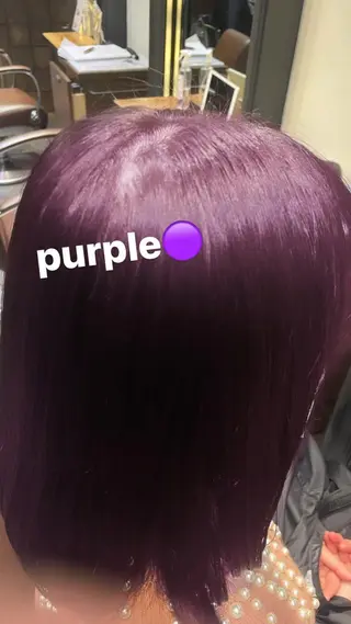 ミディアム ブリーチ＆縮毛矯正 🧸tomoki🧸のヘアスタイル