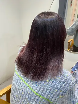 ミディアム カラー 当日予約大歓迎💗 依田瑞希のヘアスタイル