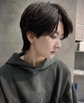 ショート メンズ ボブ・顔まわり 💎愛唯(めい)のヘアスタイル