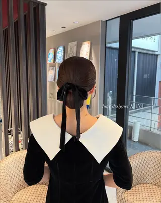 ヘアアレンジ 誰もが憧れる艶髪✨ /アレンジヘア🎀のヘアスタイル