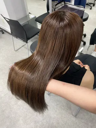 ロング 🤍ベージュ/透明感 韓国ヘア/まりん🤍のヘアスタイル