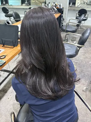 セミロング 愛されヘア🌙♩.• 透明感カラー/こはるのヘアスタイル