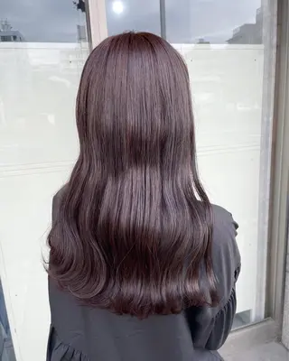 セミロング カラー イワタ マハ/ minim hairのヘアスタイル