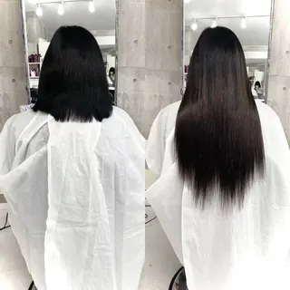 ロング ハイトーン×エクステ 💞くるみのヘアスタイル