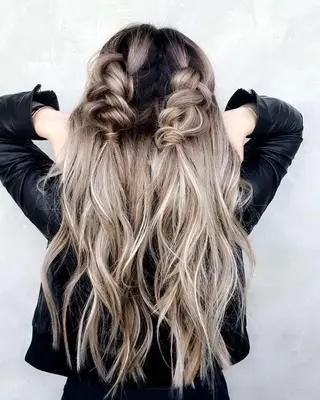 ロング カラー ケア剤オタク×海外 ヘア長谷川裕起のヘアスタイル