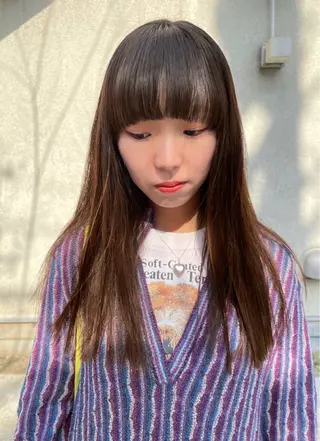 ロング 森田 博樹のヘアスタイル