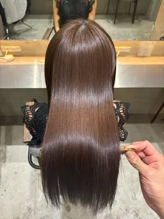 ロング うる艶縮毛、カラー✨ たいよう☀️のヘアスタイル