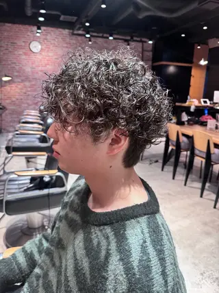 パーマ メンズ miyu ボブモデル募集中のヘアスタイル