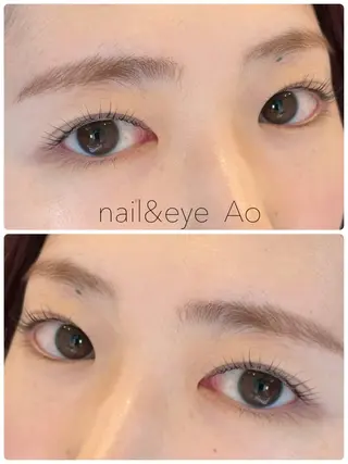 メンズ マツエク・マツパ nail&eye Aoのマツエク・マツパデザイン