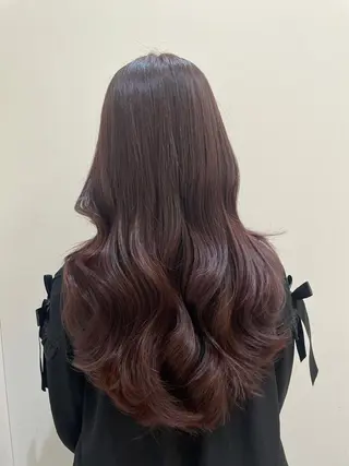 ロング カラー レイヤー/艶カラー /韓国ヘア/高松のヘアスタイル