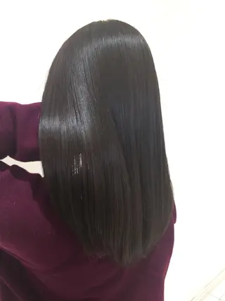 セミロング 日野・八王子縮毛矯正 ワタナベリョウマのヘアスタイル