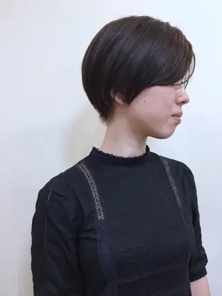 ショート カラー ケアブリーチ 坪井佑樹のヘアスタイル