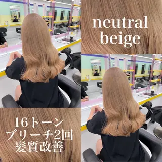 ロング 大人上品🤍明るめ ベージュ🤍REOのヘアスタイル
