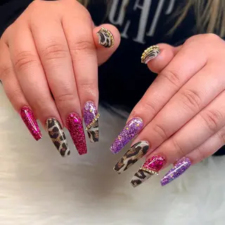 ロング ネイル nail salon azuのネイルデザイン
