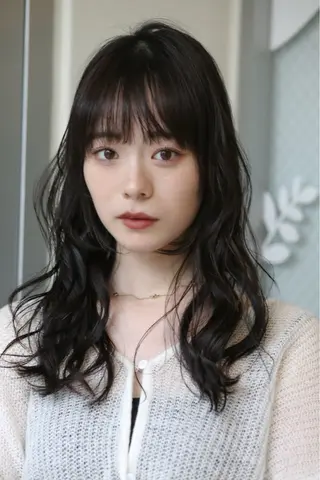 ロング カラー ブリーチなし/カラー 専門店ASOBIのヘアスタイル