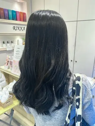 ロング カラー 韓国ヘア/レイヤー 顔周りカット/ユキナのヘアスタイル